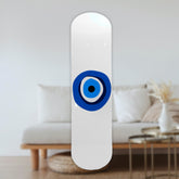 Wall Art of Turkish Eye Skateboard Design in Acrylic Glass - Artist Vibes