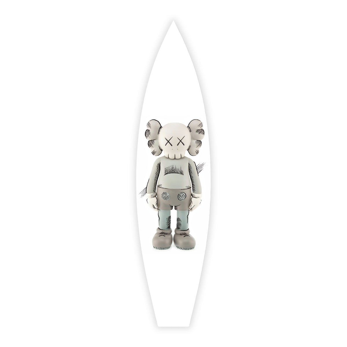 Grey Kaws Individual - Surfboard Art