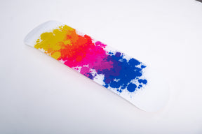 Wall Art of Travelling Splash Skateboard Design in Acrylic Glass - Life in Color