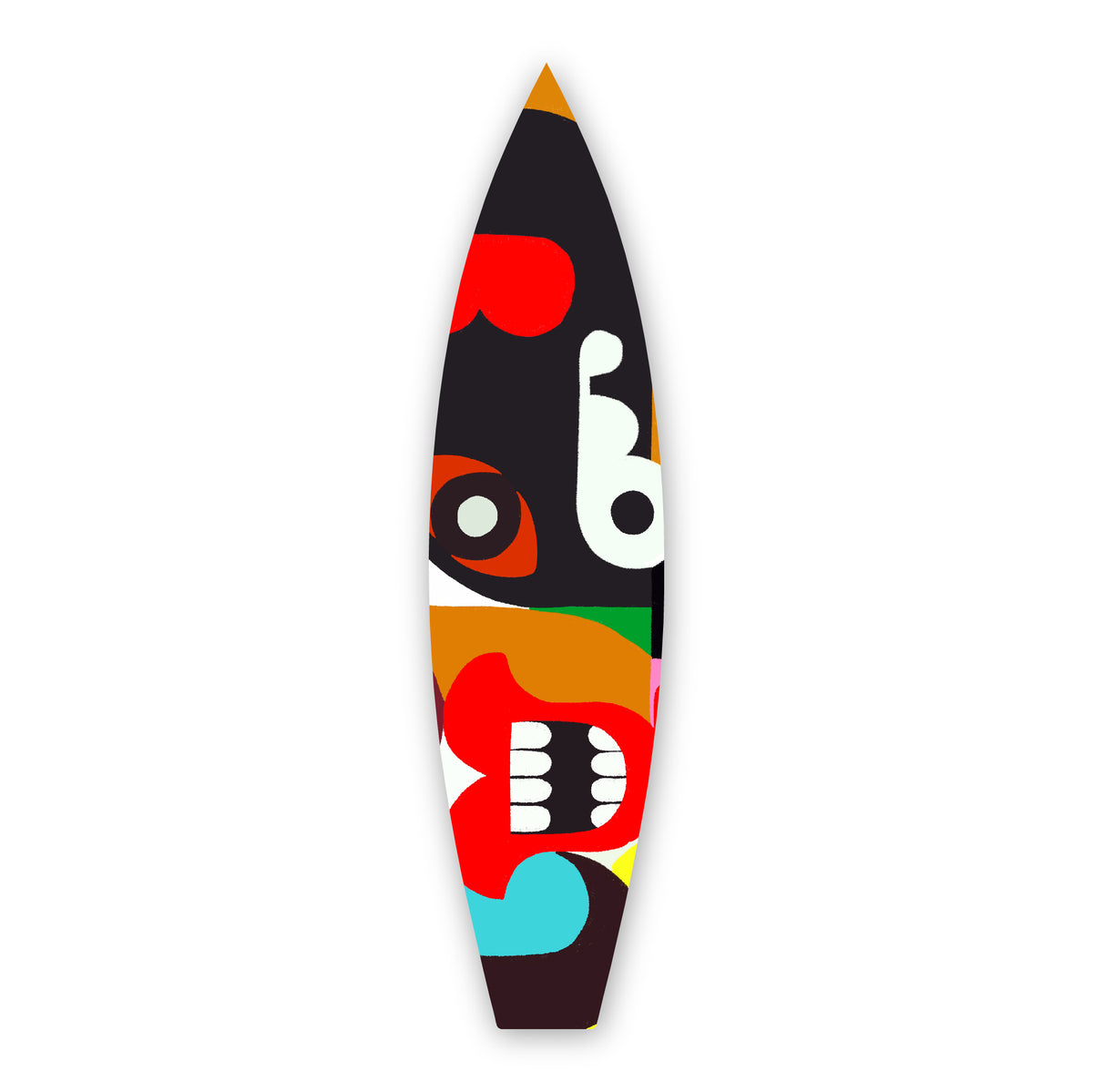 Retro Eyes - Surfboard Art
