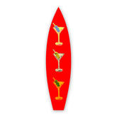 Retro Martini - Surfboard Art