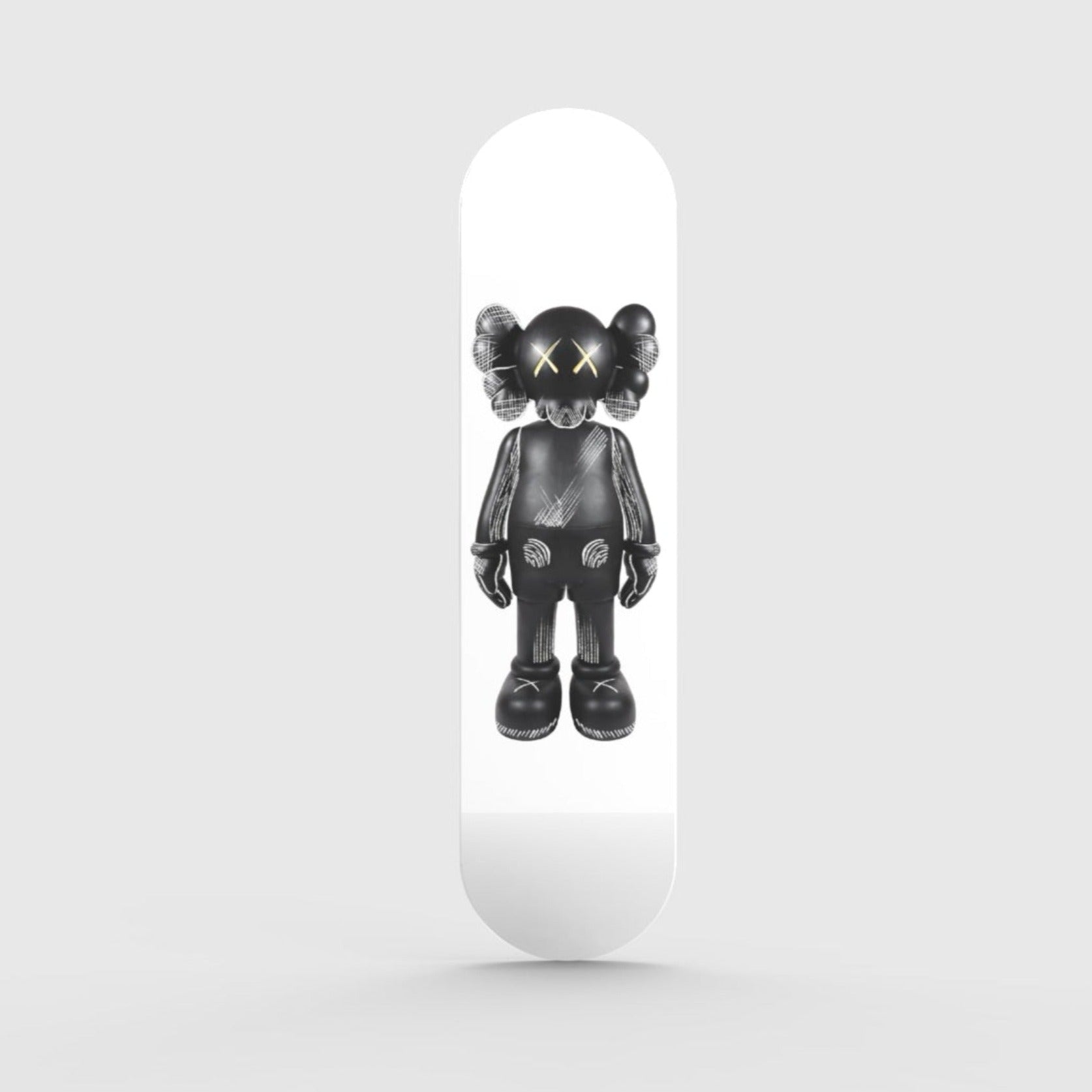 Wall Art of Limited Edition Kaws Skateboard Design in Acrylic Glass - Artist Vibes