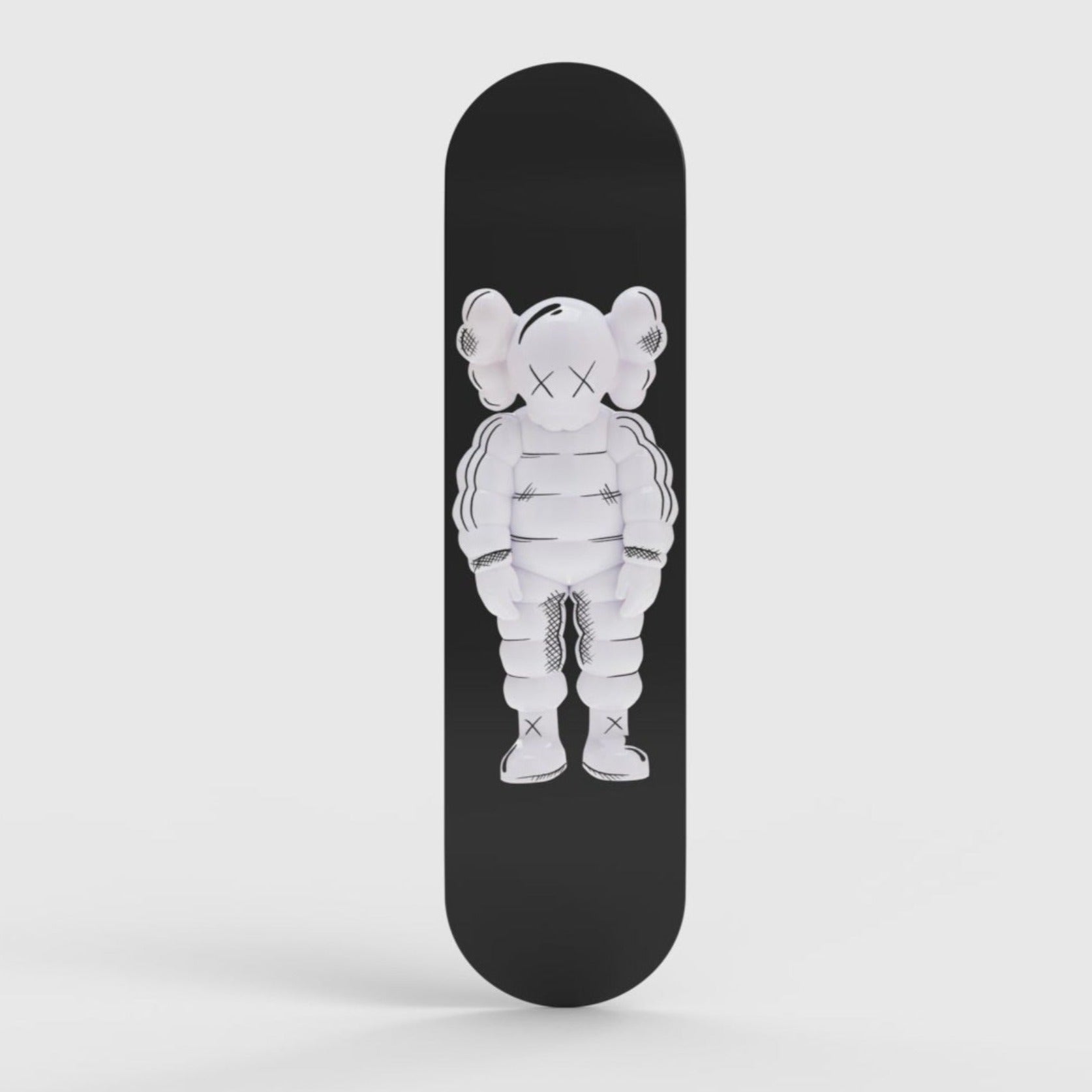 Wall Art of Kaws WPF Skateboard Design in Acrylic Glass - Artist Vibes