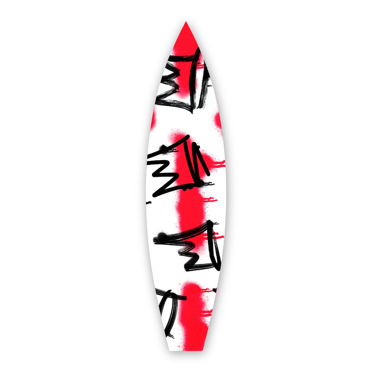 Red Crown - Surfboard Art