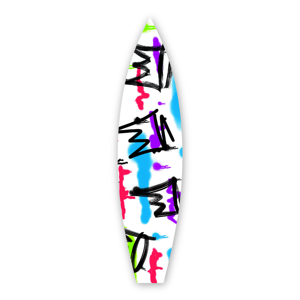 Multi Crown - Surfboard Art