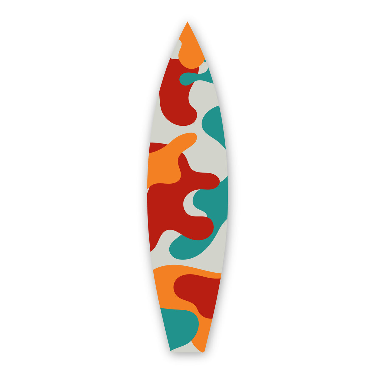 Modern Camo Indivual - Surfboard Art