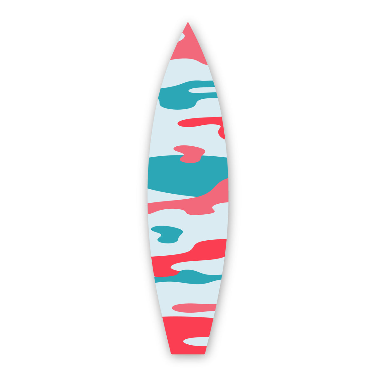 Camo Skies - Surfboard Art