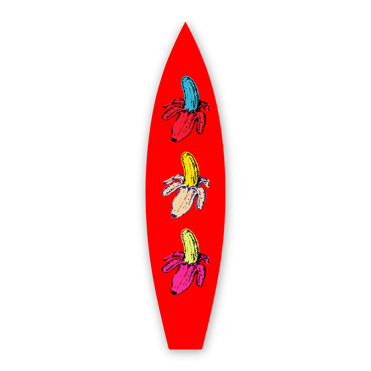 Retro Banana - Surfboard Art