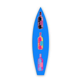 Retro Bottle - Surfboard Art