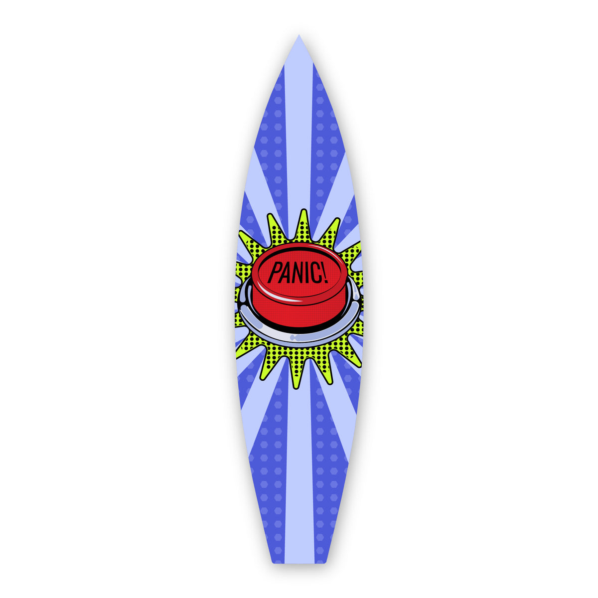 Oops Blue - Surfboard Art